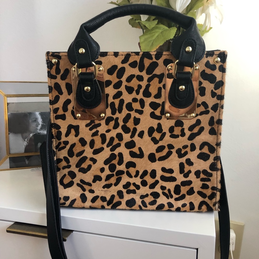Steve Madden leopard print crossbody bag